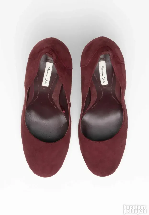 MASSIMO DUTTI ORIGINAL bordo kozne cipele stikle 39