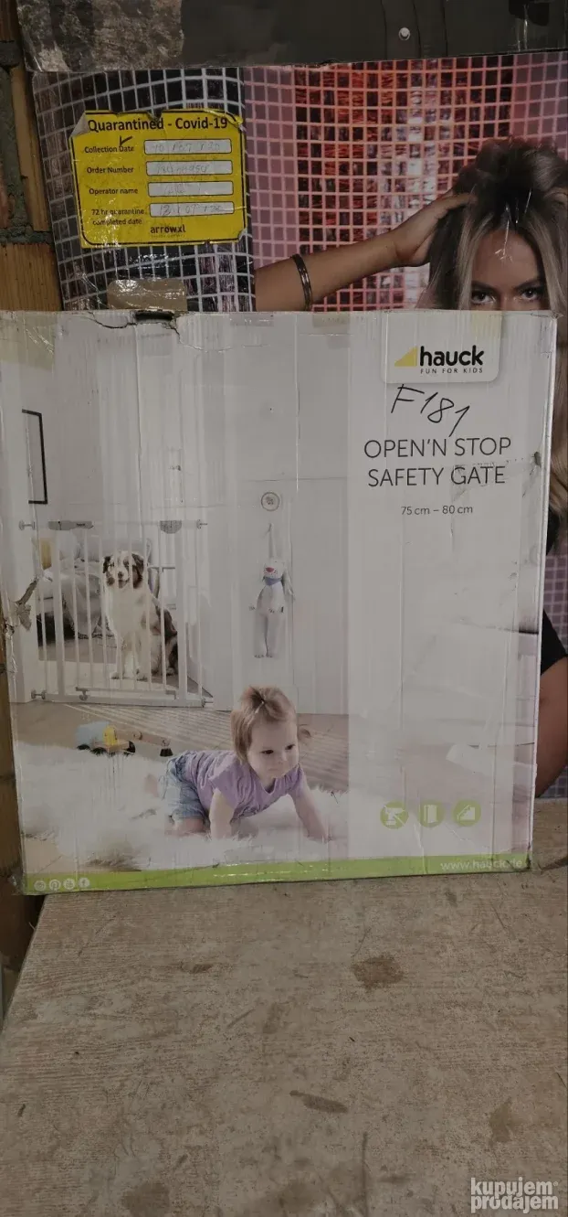 Hauck Open N Stop, bela, 75-80 cm