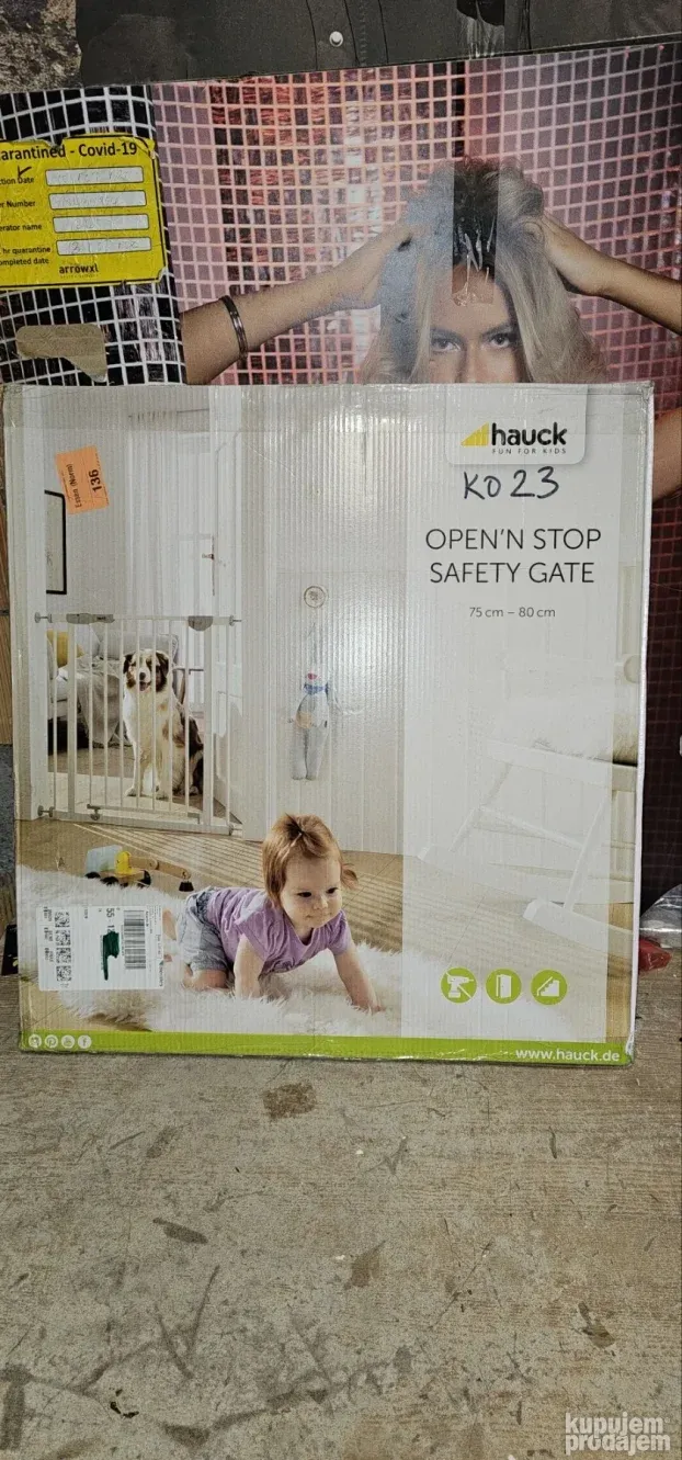 Hauck Open N Stop, bela, 75-80 cm
