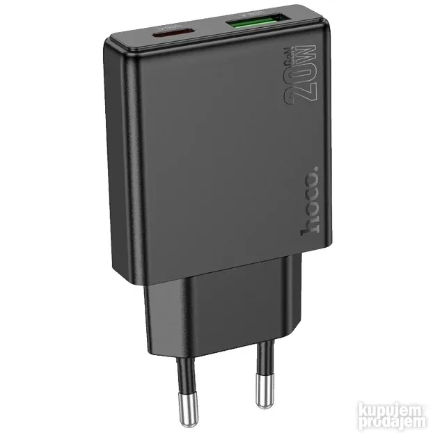 N38 Delgado EU Punjač kućni, brzi, PD20W + QC3.0 Dual Port