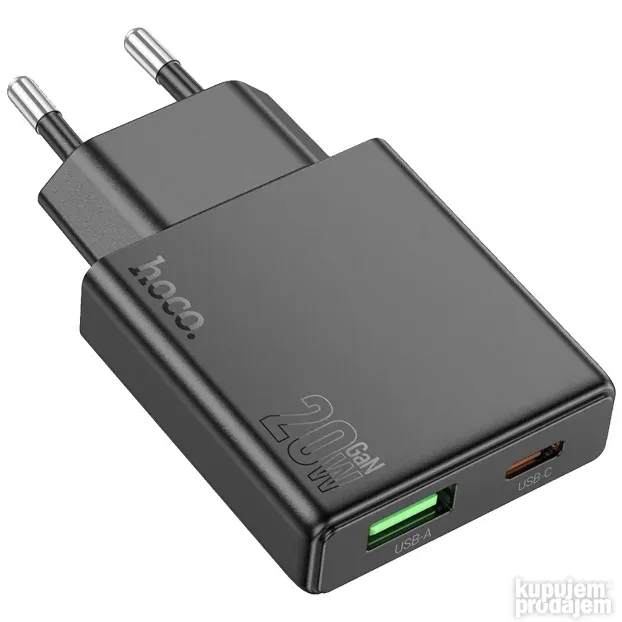 N38 Delgado EU Punjač kućni, brzi, PD20W + QC3.0 Dual Port