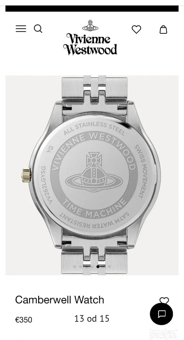 Sat Vivienne Westwood Camberwell Burgundy NOVO etik,kutija