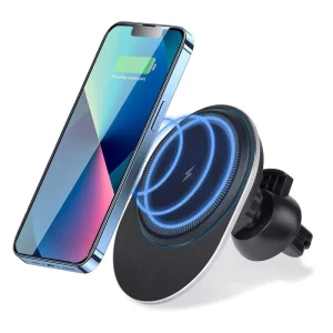 Auo drzac za telefon sa bezicni punjenjem MAGSAFE W1crni