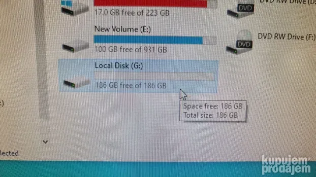 ATA hard disk 200gb (48% health)