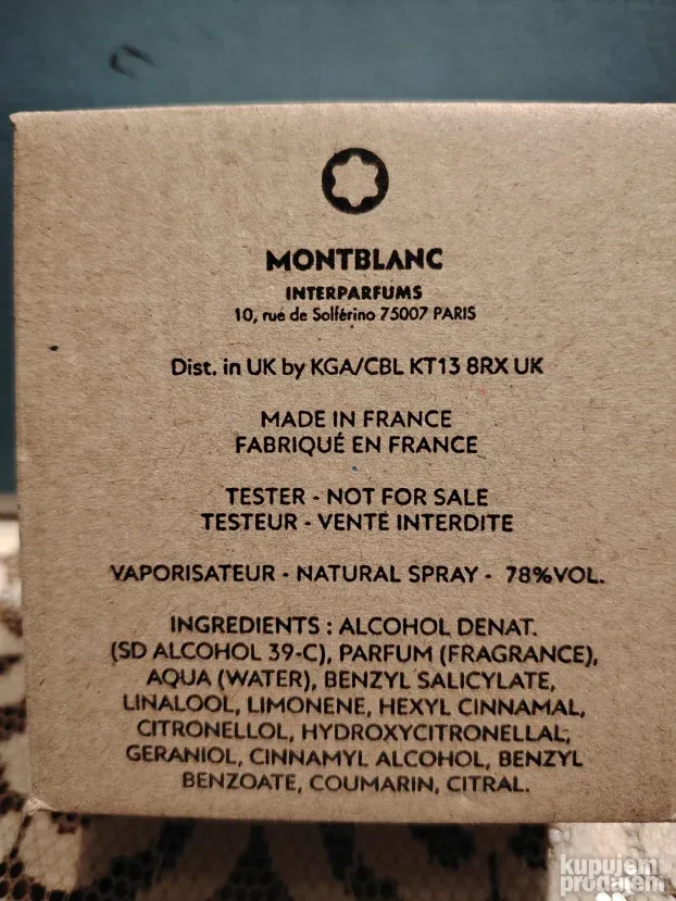 Mont Blanc Signature 90ml edp