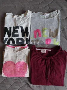 H&M najice dugi rukav i dzemper KANZ  za devojcicu 8 do 10 g