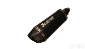 Auspuh za motor AKRAPOVIČ crni mat replika 36cm