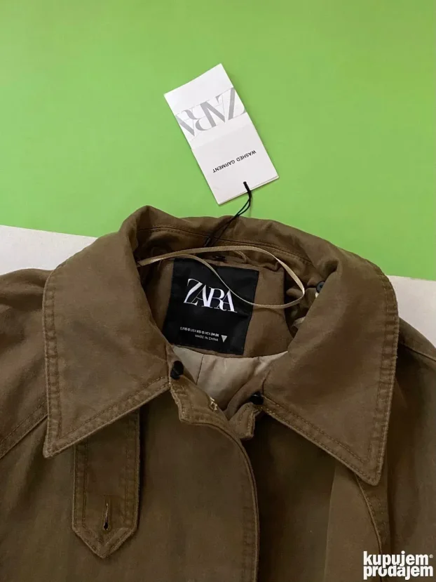 Zara ZW zenski trench coat / mantil - novo  S M