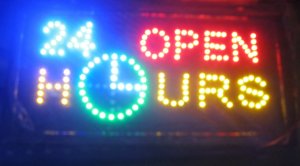 LED SIGN svetleca reklama 24 HOURS
