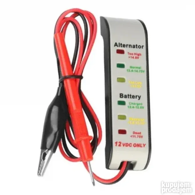 Tester,merač akumulatora i alternatora,12V Carmotion 58708