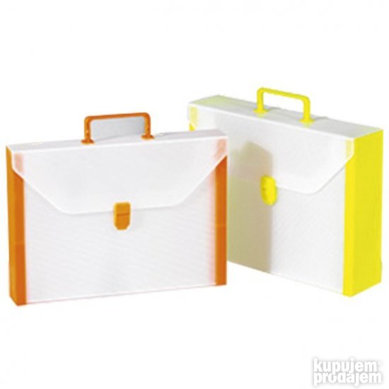 Torba-kofer pp-tvrdi 380x280x80mm 1kopča Fluo Dispaco
