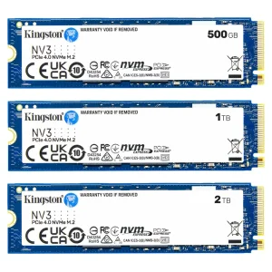 Kingston NV3 M.2 NVMe PCIe 4.0 SSD 4TB 2TB 1TB 500GB Gen4x4