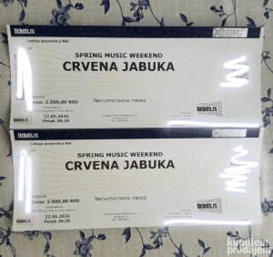 Crvena jabuka karte za koncert Niš