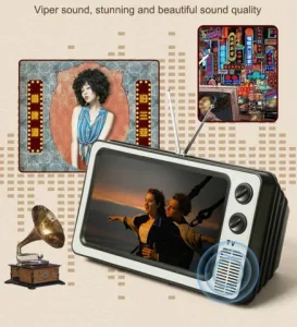 NOVO! 3D TV Lupa Za Uvelicavanje Telefona -Retro Tv Izgled