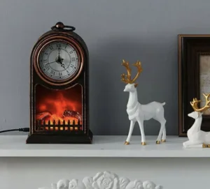 Sat sa led svetlom imitacija plamena