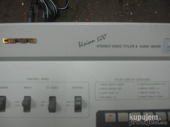 video titler carena vizion 500