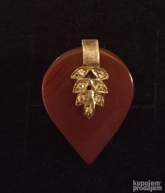 Stari Srebrni privezak od Karneola