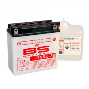Akumulator BS 12V 5.5Ah sa kiselinom desni plus 135x60x130