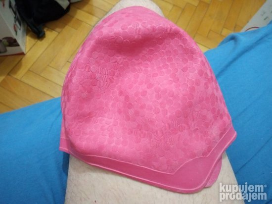 fashy roze silikonska gumena kapa za plivanje