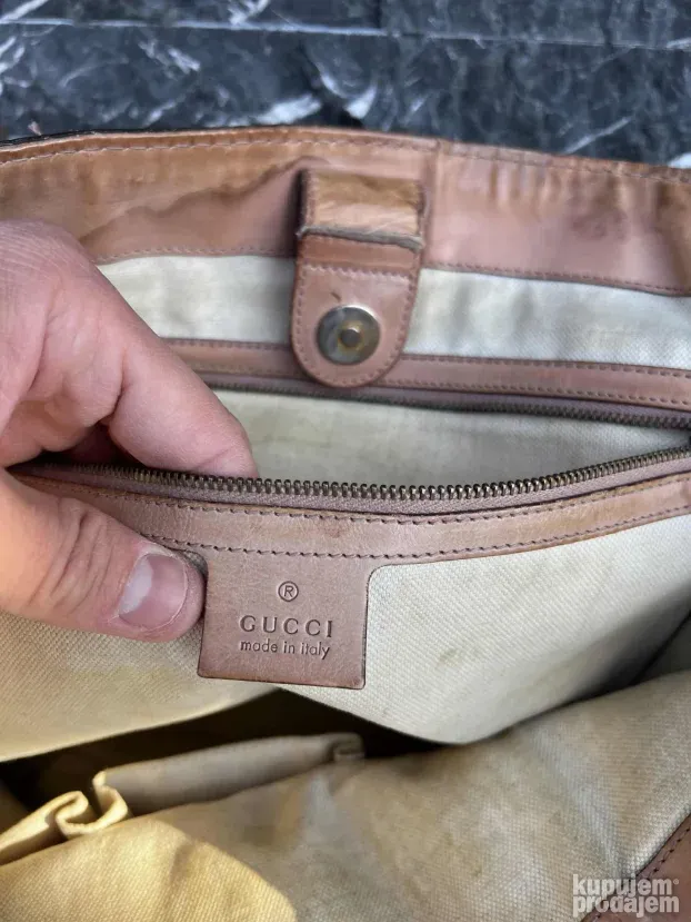 GUCCI Torba Tasna ORIGINAL D ring tote
