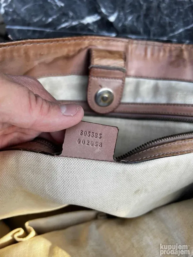 GUCCI Torba Tasna ORIGINAL D ring tote
