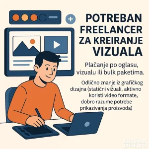 Freelance dizajner za produkt vizuale (digitalni dizajn)
