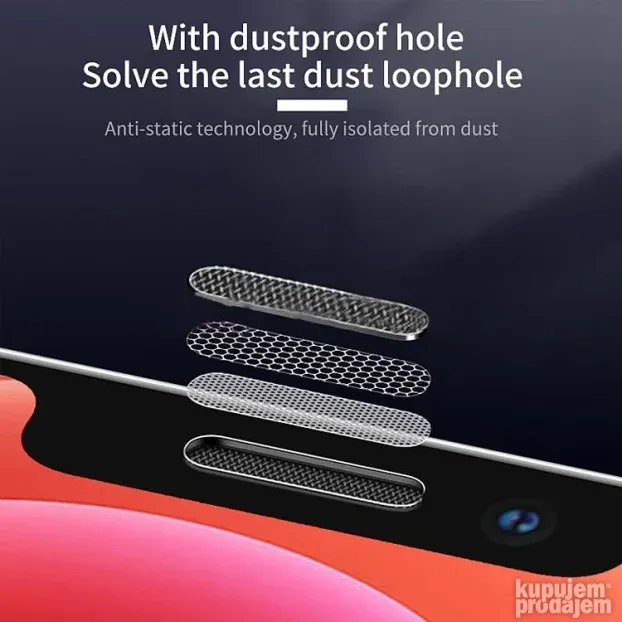 Staklo za zastitu ekrana Miboshi iPhone sa zastitnom mrezico