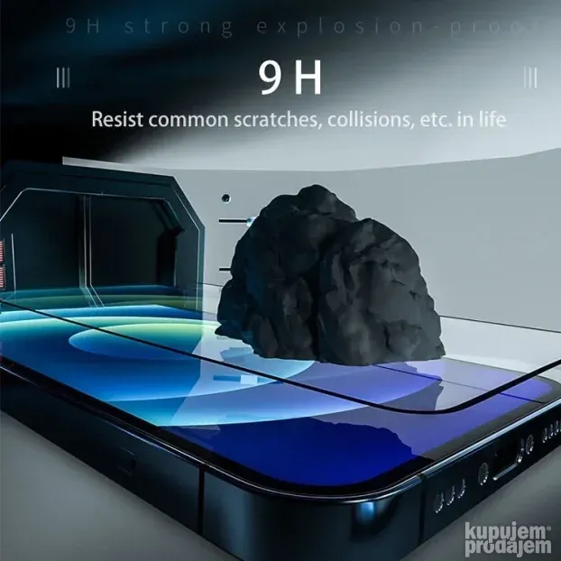 Staklo za zastitu ekrana Miboshi iPhone sa zastitnom mrezico