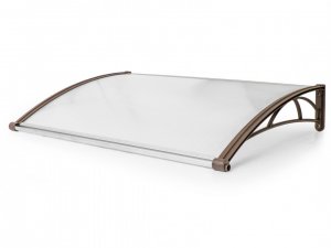 Nadstresnice 82x150cm Smedja i Prozirna 6mm - Novo