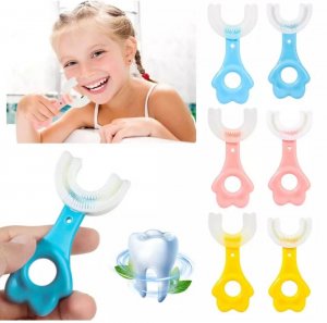 Polukružna četkica za zube silikonska 1 AKCIJA