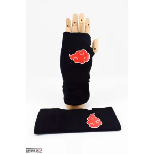 Naruto Shippuden Akatsuki Cloud Rukavice bez prstiju C455