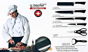 ZEPTER noževi SET - Profesionalni noževi 6 komada