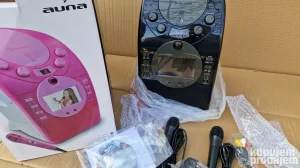 Auna karaoke muzicki uredjaji crni mikrofon