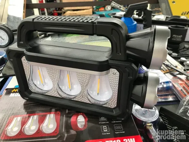 Kombinovana SOLAR litijumska lampa sa punjacem