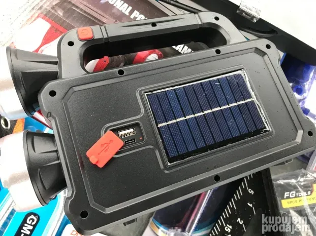 Kombinovana SOLAR litijumska lampa sa punjacem