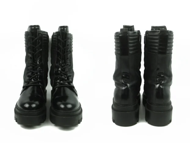 Calvin Klein čizme KOŽA platforma T4291