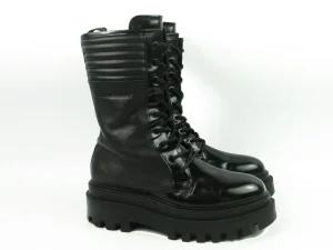 Calvin Klein čizme KOŽA platforma T4291