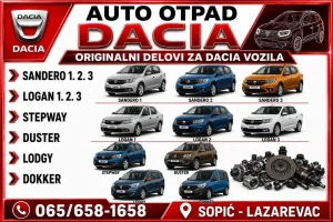 Dacia delovi sandero 123 logan 123 duster doker lodgy
