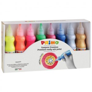 Tempera u olovci 50ml x 8boja (4 metalik+4 fluo boce)
