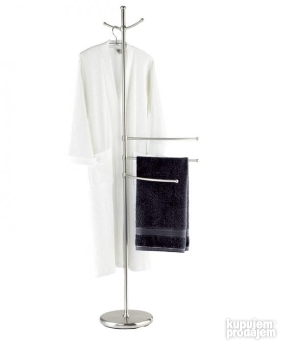 Stalak - Civiluk za Kacenje Odece 28x28x170cm - Wenko