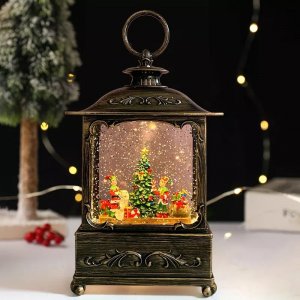 Božićna muzička lampa - deda mraz
