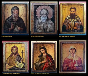 Ikone na drvetu /retki motivi/ + poklon