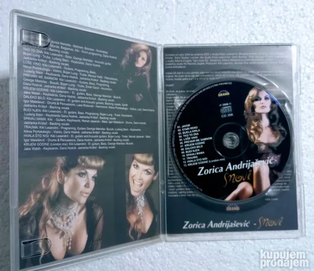Zorica Andrijašević-Snovi-Cd