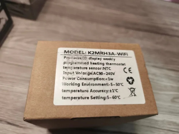 Wifi smart termostat K2MRH3A ,touch screen