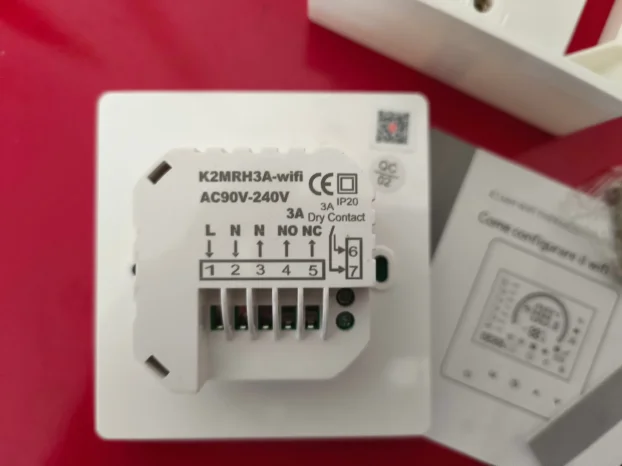 Wifi smart termostat K2MRH3A ,touch screen