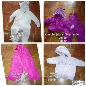 zimska jakna prsluci badmantil 68 74 80 86 92 98 104 122