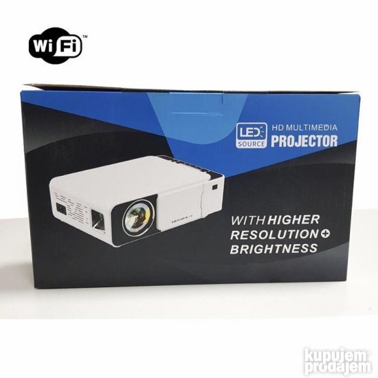 WiFi LED Multimedijalni Projektor Visoke Rezolucije