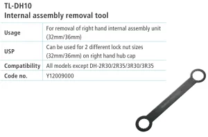 alat shimano TL-DH10 cap removal tool for hyb dynamo