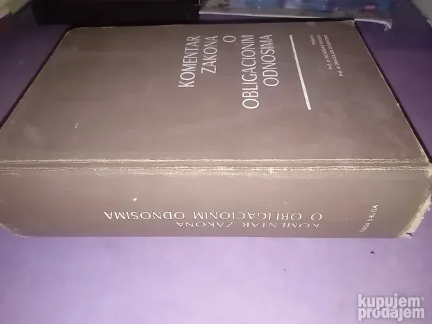 Komentar zakona o obligacionim odnosima, knjiga druga