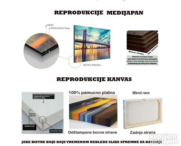 Jelen, Srna, Vaše slike, Izrada, Dimenzija po želji